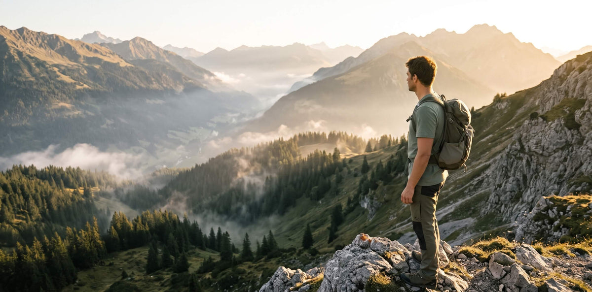 Welches T-Shirt zum Wandern? Warum 100% gekämmte Bio-Baumwolle (155–180 g/m²) überzeugt