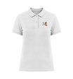 Aperol Sonne Berg Stick | Damen Premium Organic Poloshirt | Farbe: White | Rad&Rucksack