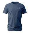 Bier Bike Sonne | Herren Premium Organic T-Shirt (Stick) | Farbe: Dark Heather Blue | Rad&Rucksack