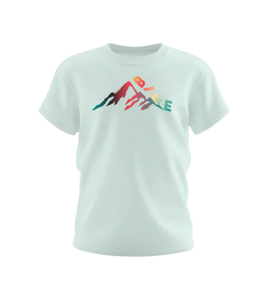 Bike Kids | Kinder Premium Organic T-Shirt | Farbe: Caribbean Blue | Rad&Rucksack