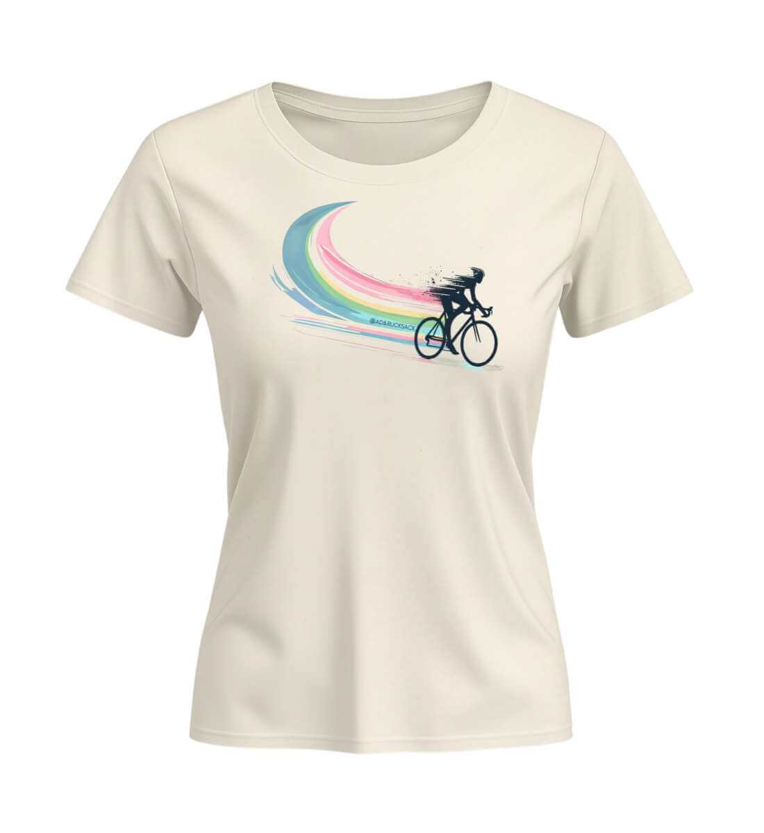 Bikes | Damen Premium Organic T-Shirt (Fitted) | Farbe: Natural Raw | Rad&Rucksack