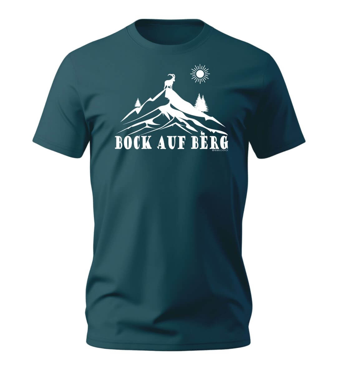 Bock auf Berg | Herren Premium Organic T-Shirt | Farbe: Stargazer | Rad&Rucksack