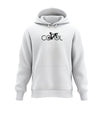Cool Bikes | Unisex Organic Hoodie | Farbe: White | Rad&Rucksack
