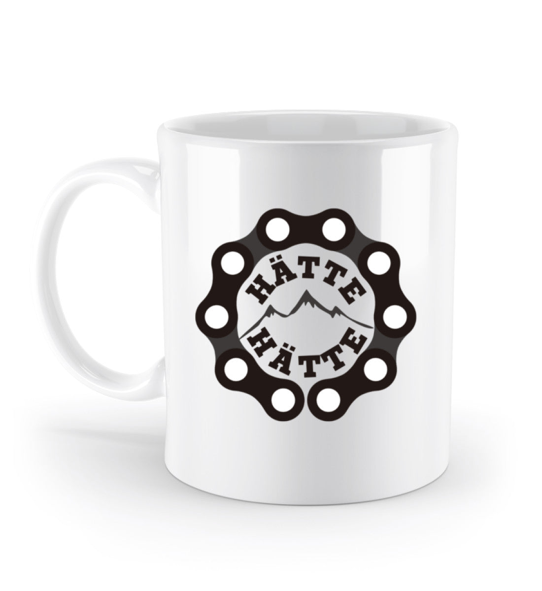 Hätte Hätte | Kaffeetasse | Farbe: Weiß | Rad&Rucksack
