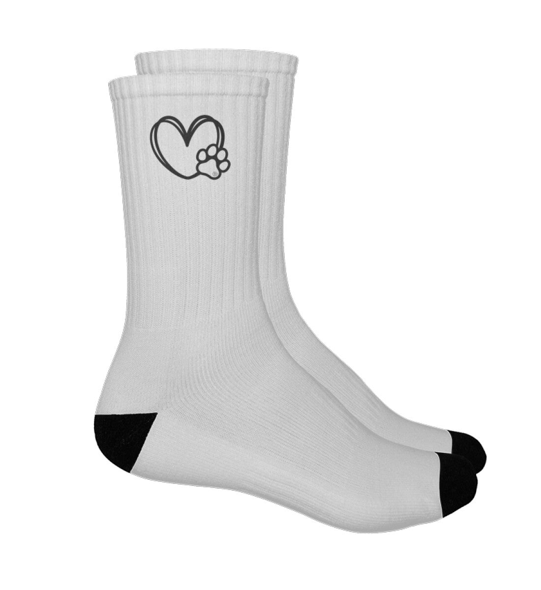 Hundverliebt | Sport Socken | Farbe: Sport White | Rad&Rucksack