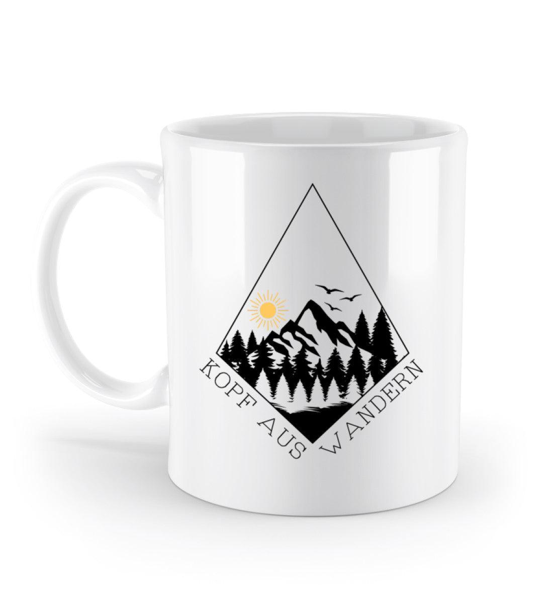 Kopf aus | Kaffeetasse | Farbe: Weiß | Rad&Rucksack