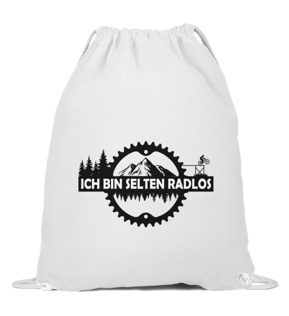 Selten radlos | Baumwoll Gymsac | Farbe: White | Rad&Rucksack