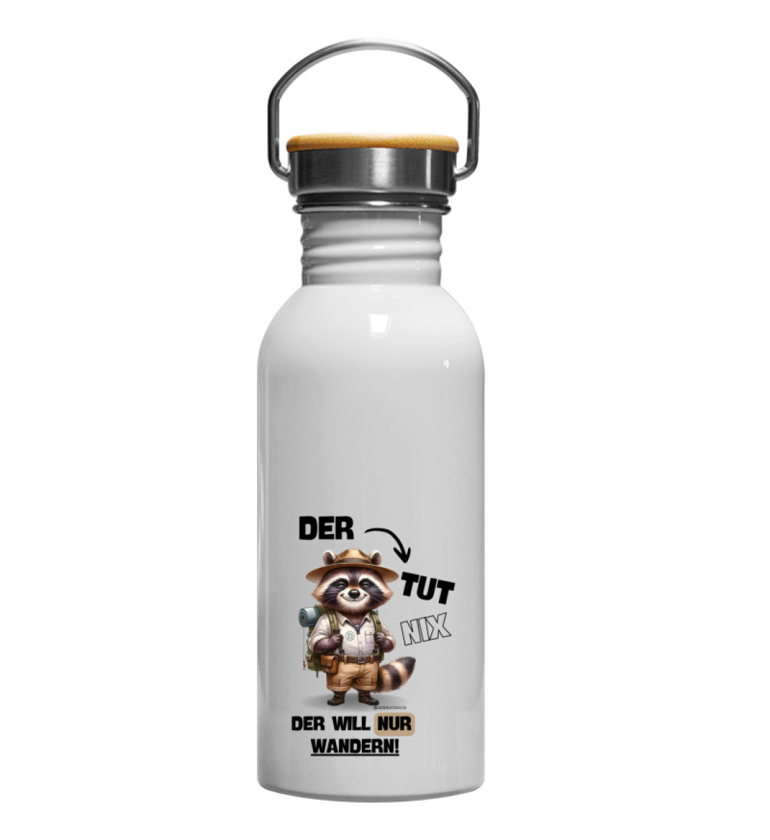 Der tut nix | Edelstahl Trinkflasche | Größe: 600ml | Rad&Rucksack