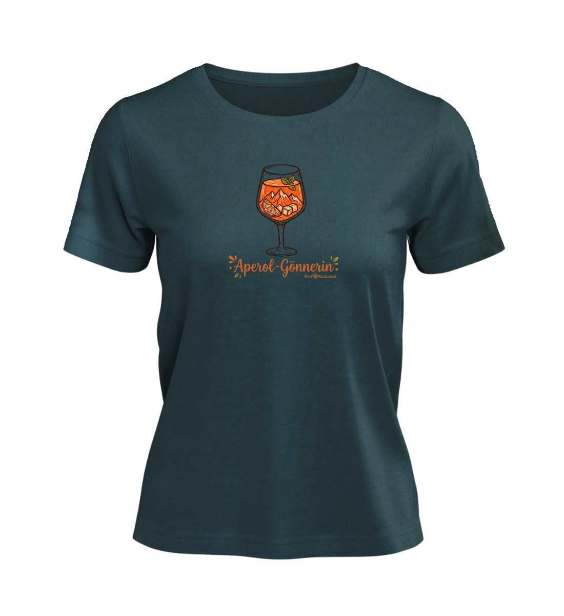 Aperol Gönnerin | Damen Premium Organic T-Shirt (Muser) in Stargazer von Rad&Rucksack