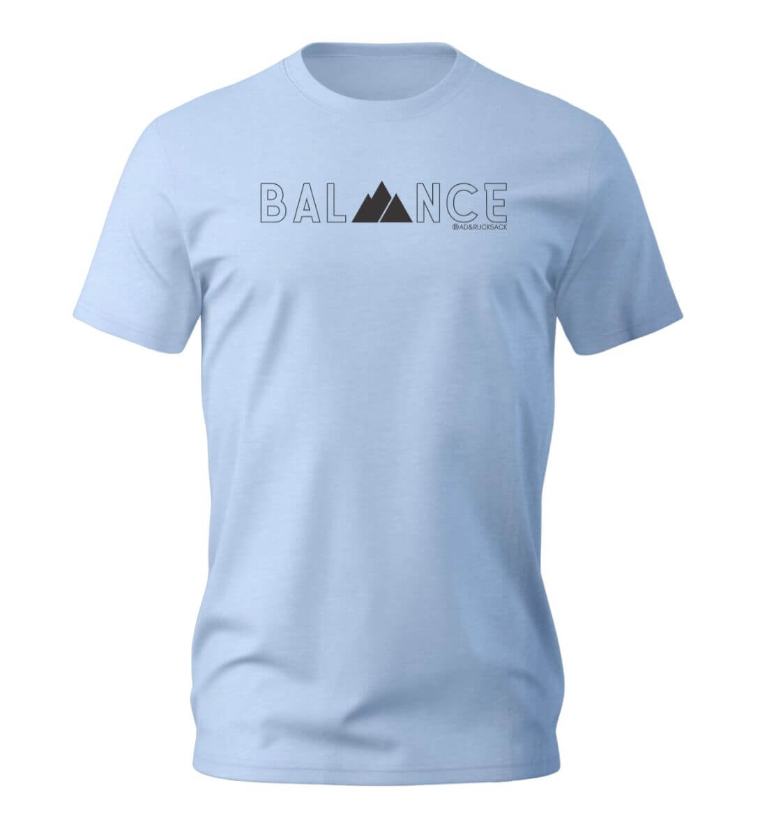 Balance | Herren Premium Organic T-Shirt in Blue Soul von Rad&Rucksack