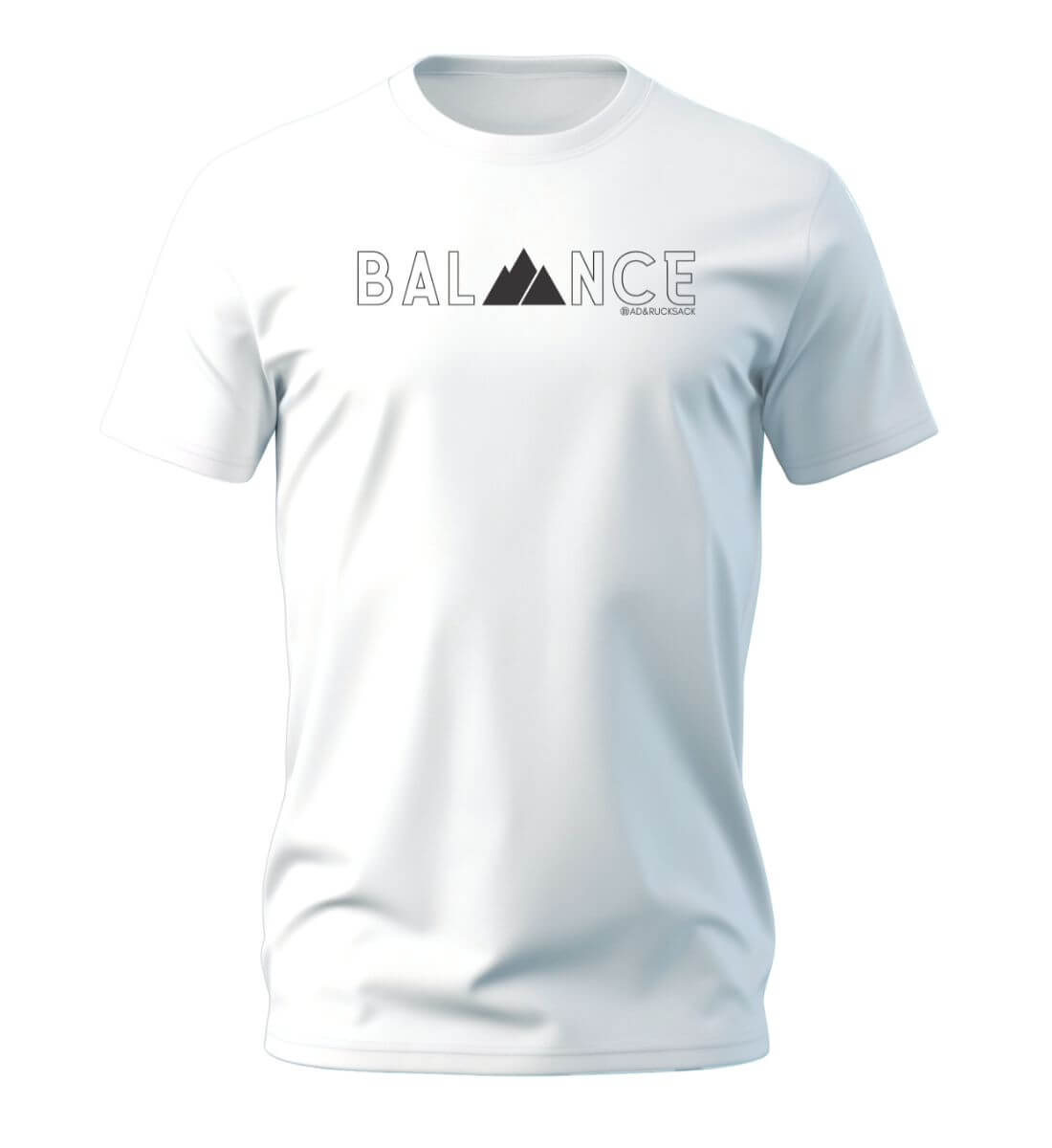 Balance | Herren Premium Organic T-Shirt in White von Rad&Rucksack