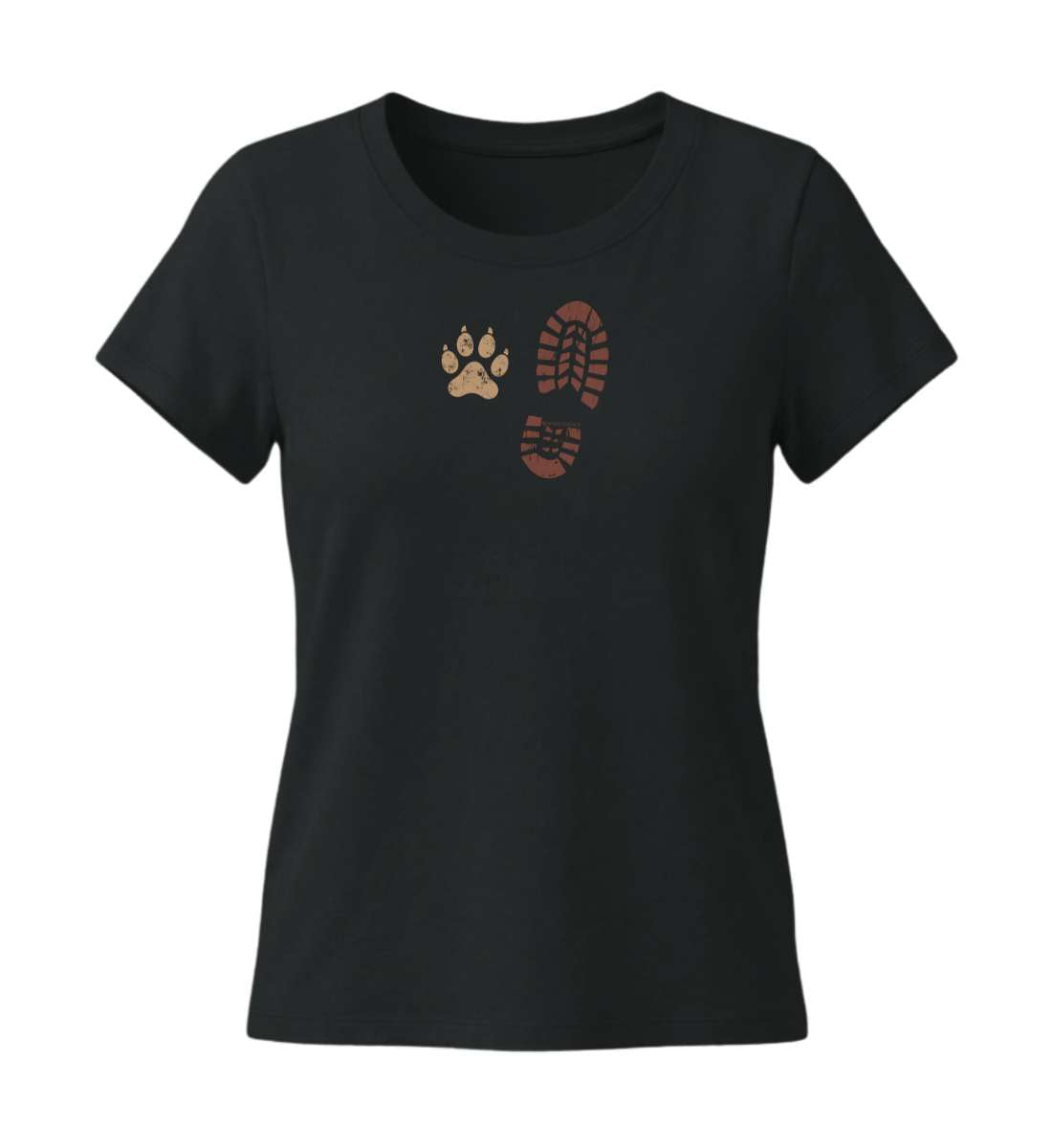 Berg Buddies | Damen Premium Organic T-Shirt (Fitted) in Black von Rad&Rucksack