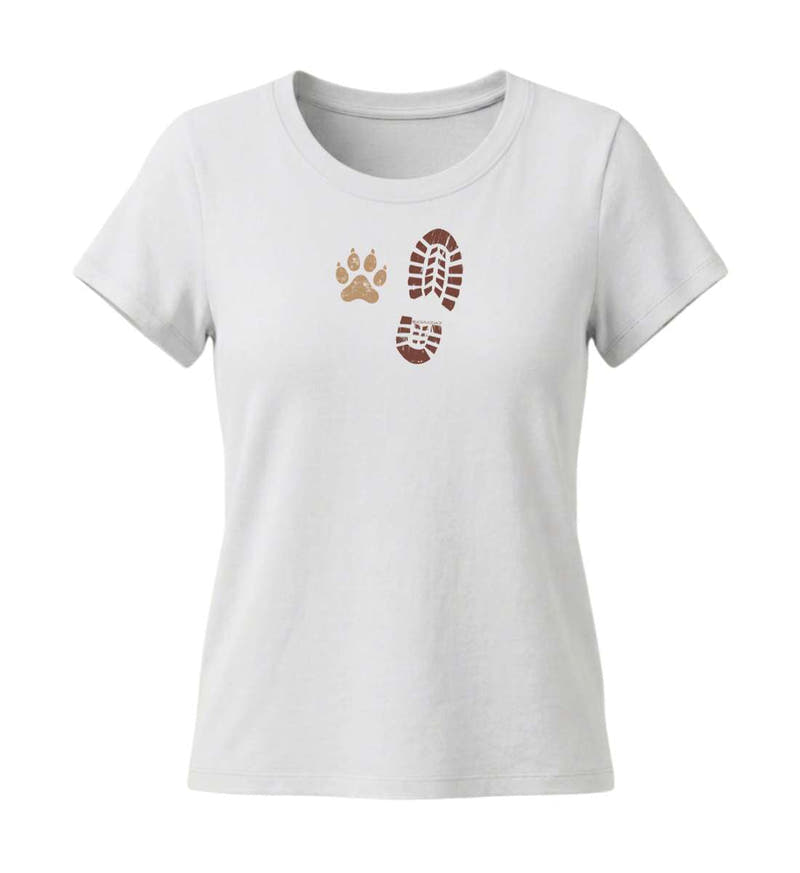 Berg Buddies | Damen Premium Organic T-Shirt (Fitted) in White von Rad&Rucksack
