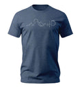 Berg Herzschlag Bier | Herren Premium Organic T-Shirt