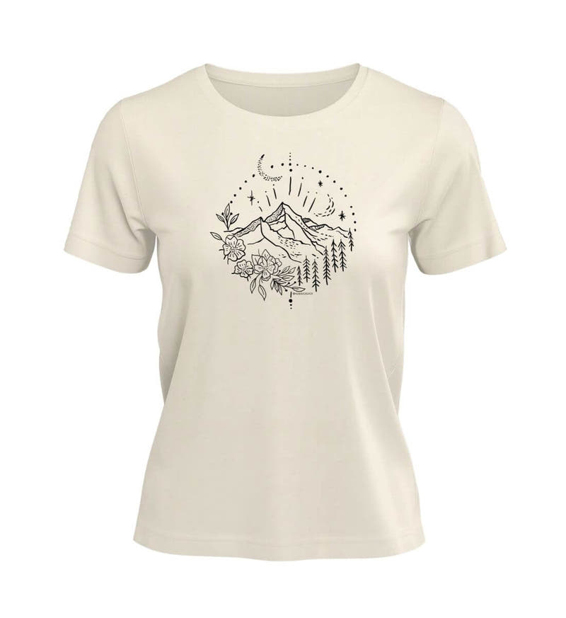 Berg Natur | Damen Premium Organic T-Shirt von Rad&Rucksack