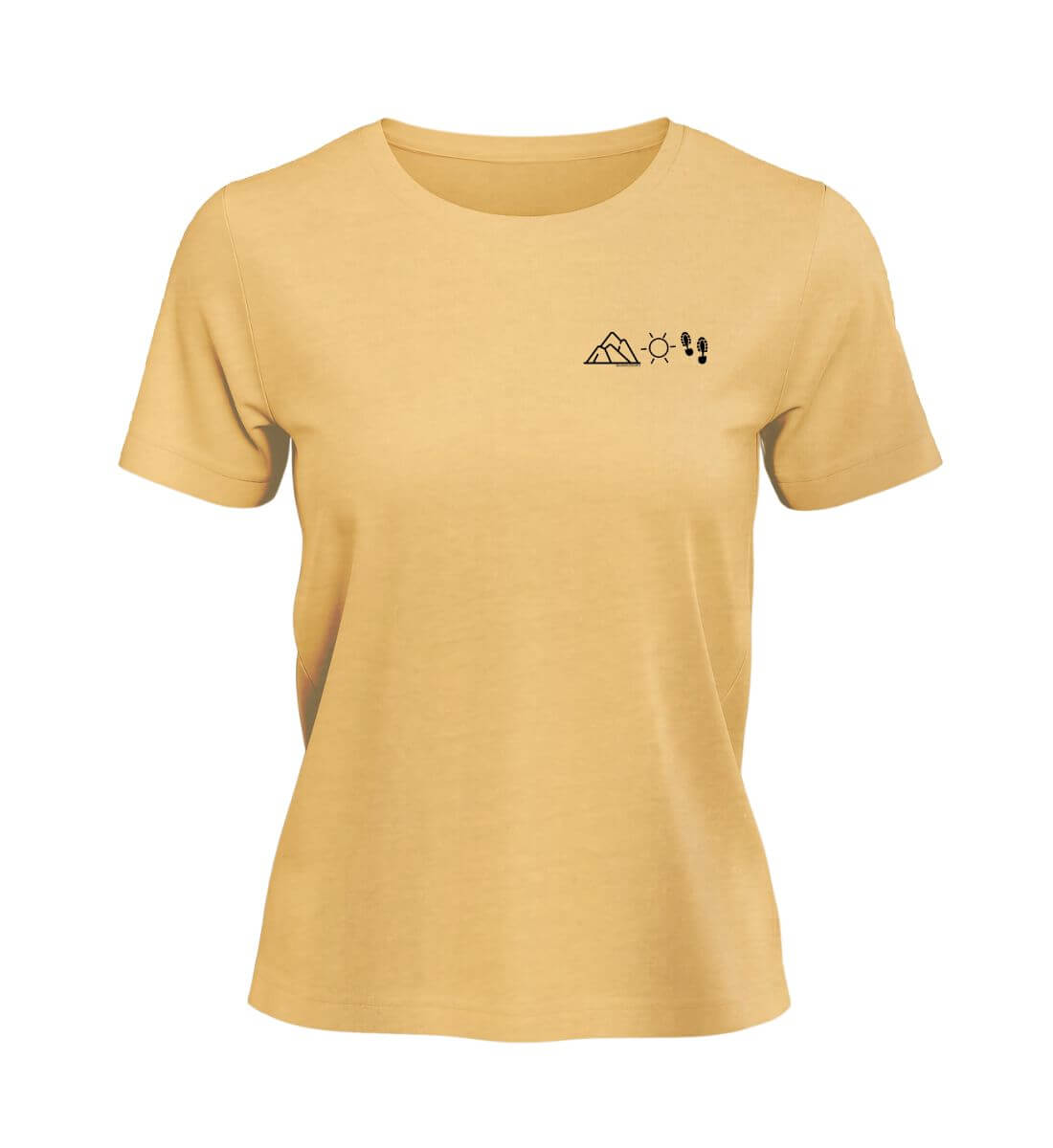 Berg Sonne Wandern | Damen Premium Organic T-Shirt in Nispero von Rad&Rucksack 2