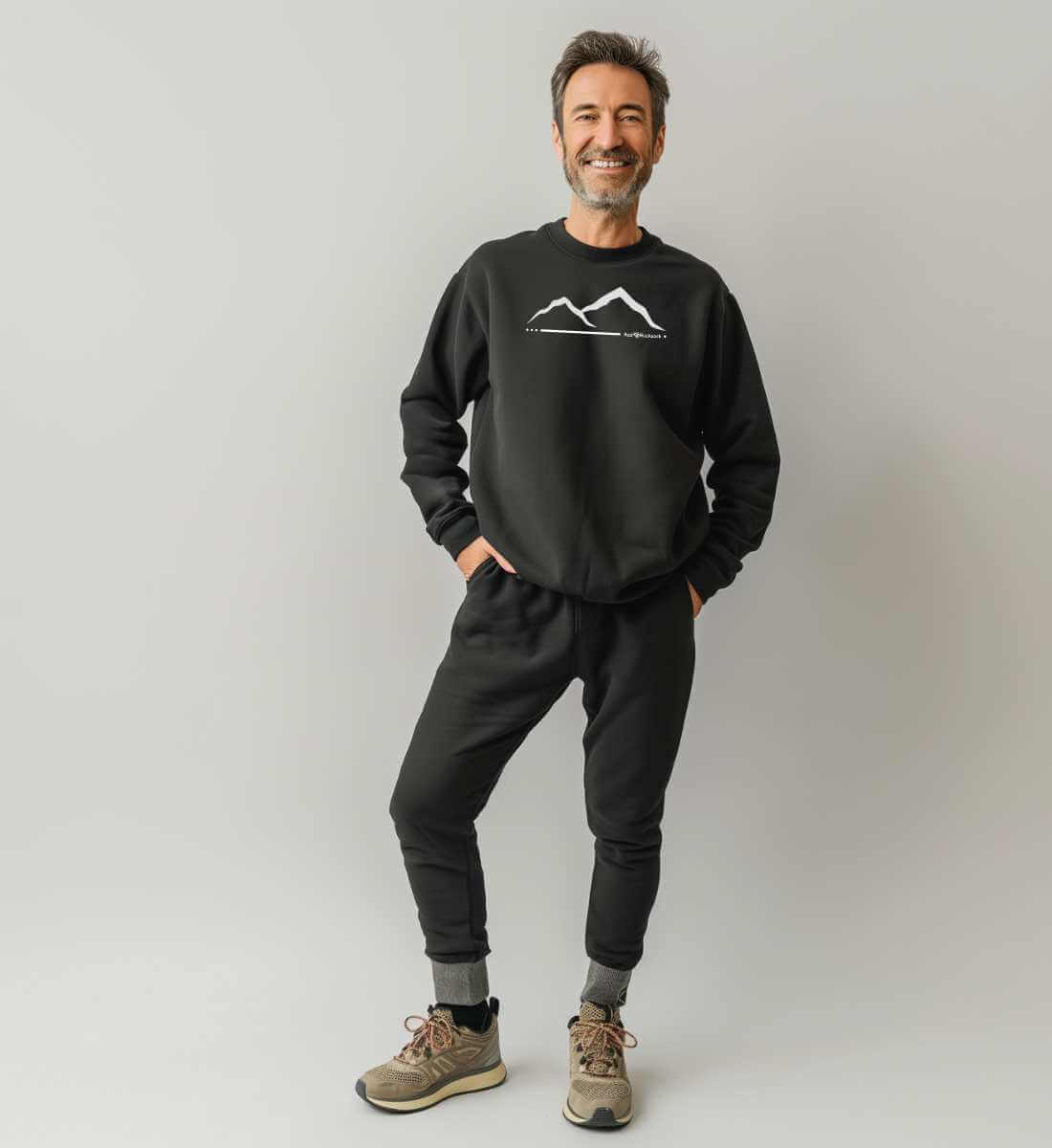 Berg | Unisex Organic Pullover von Rad&Rucksack - weitere Modelansicht 2