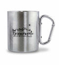 Bergmomente | Edelstahltasse mit Karabinergriff