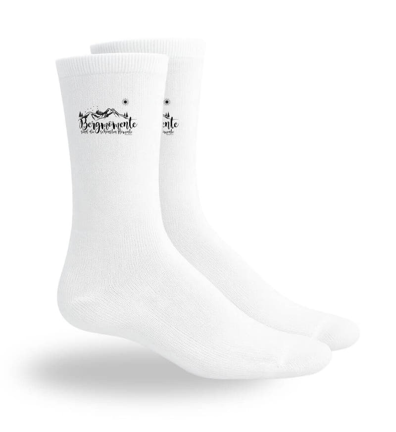 Bergmomente | Sport Socken von Rad&Rucksack - am Model präsentiert