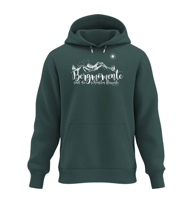 Bergmomente | Unisex Organic Hoodie von Rad&Rucksack