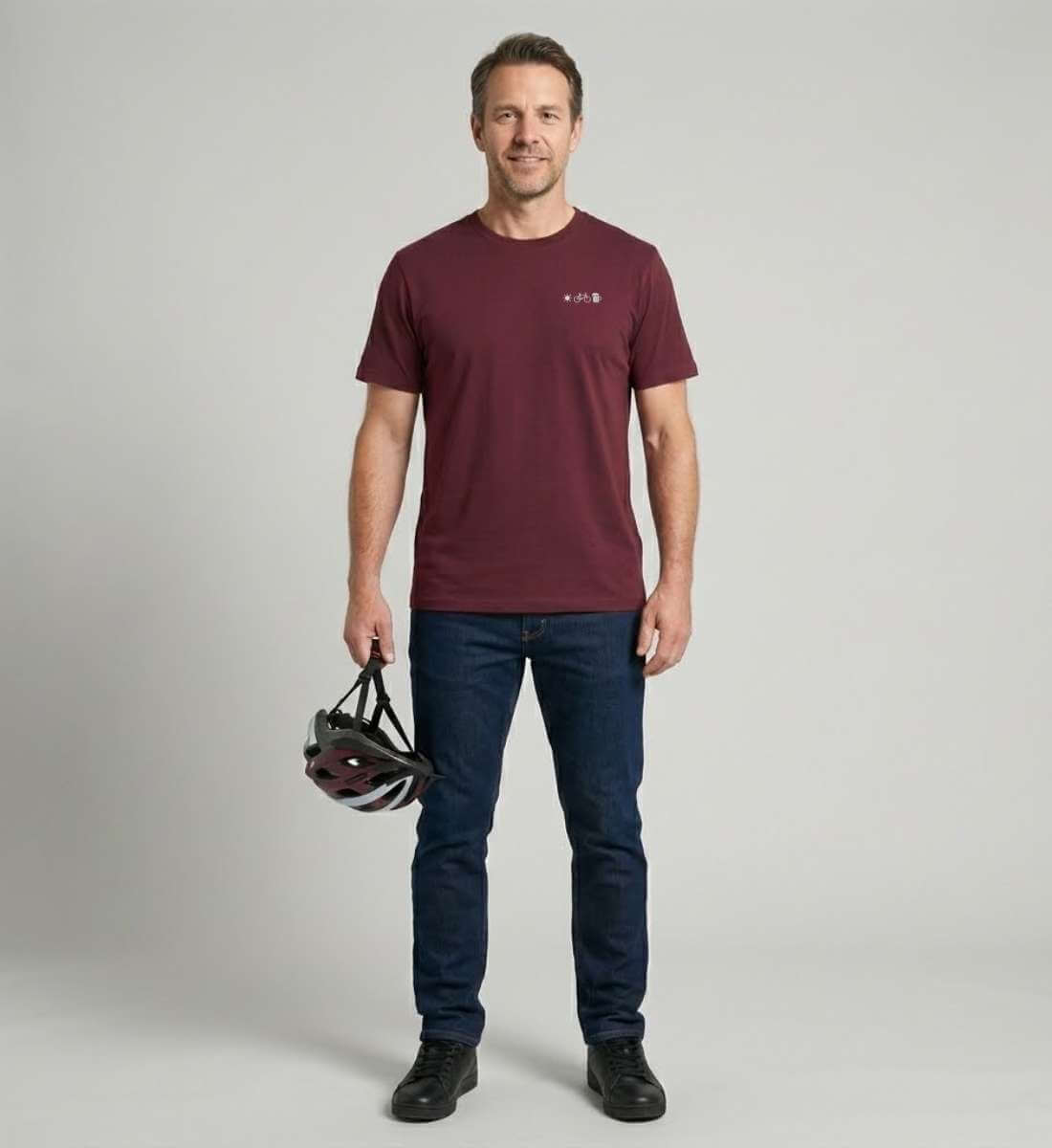 Bier Bike Sonne | Herren Premium Organic T-Shirt (Stick) von Rad&Rucksack - Detailansicht