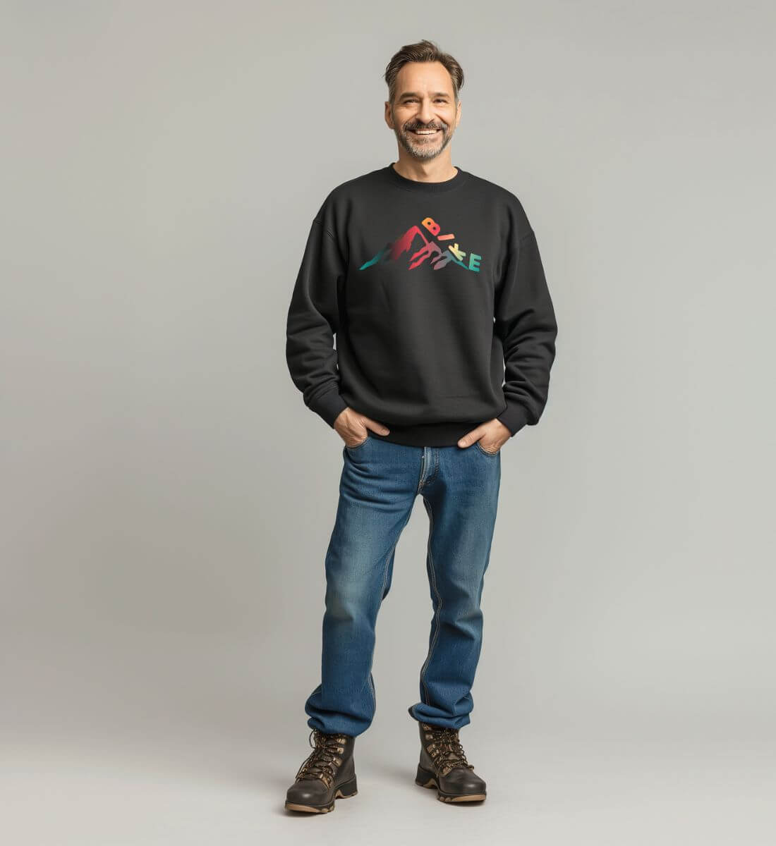 Bike | Unisex Organic Pullover von Rad&Rucksack - weitere Modelansicht 2