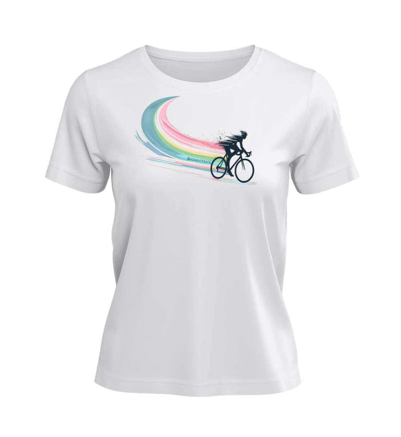 Bikes | Damen Premium Organic T-Shirt in White von Rad&Rucksack
