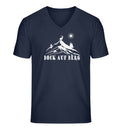 Bock auf Berg | Herren V-Neck Premium Organic T-Shirt