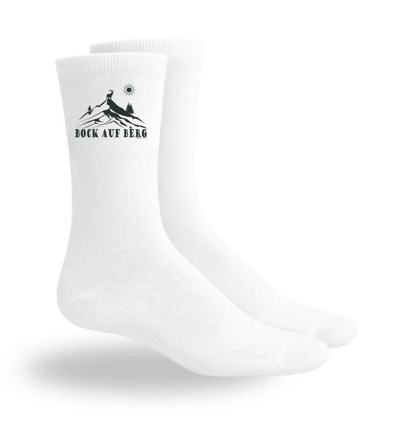 Bock auf Berg | Sport Socken von Rad&Rucksack