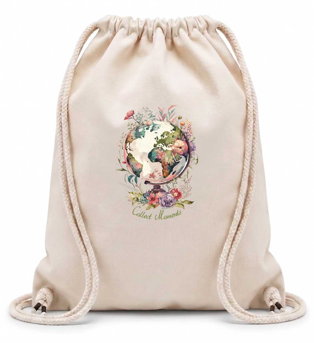 Collect Moments | Baumwoll Gymsac in Natural von Rad&Rucksack