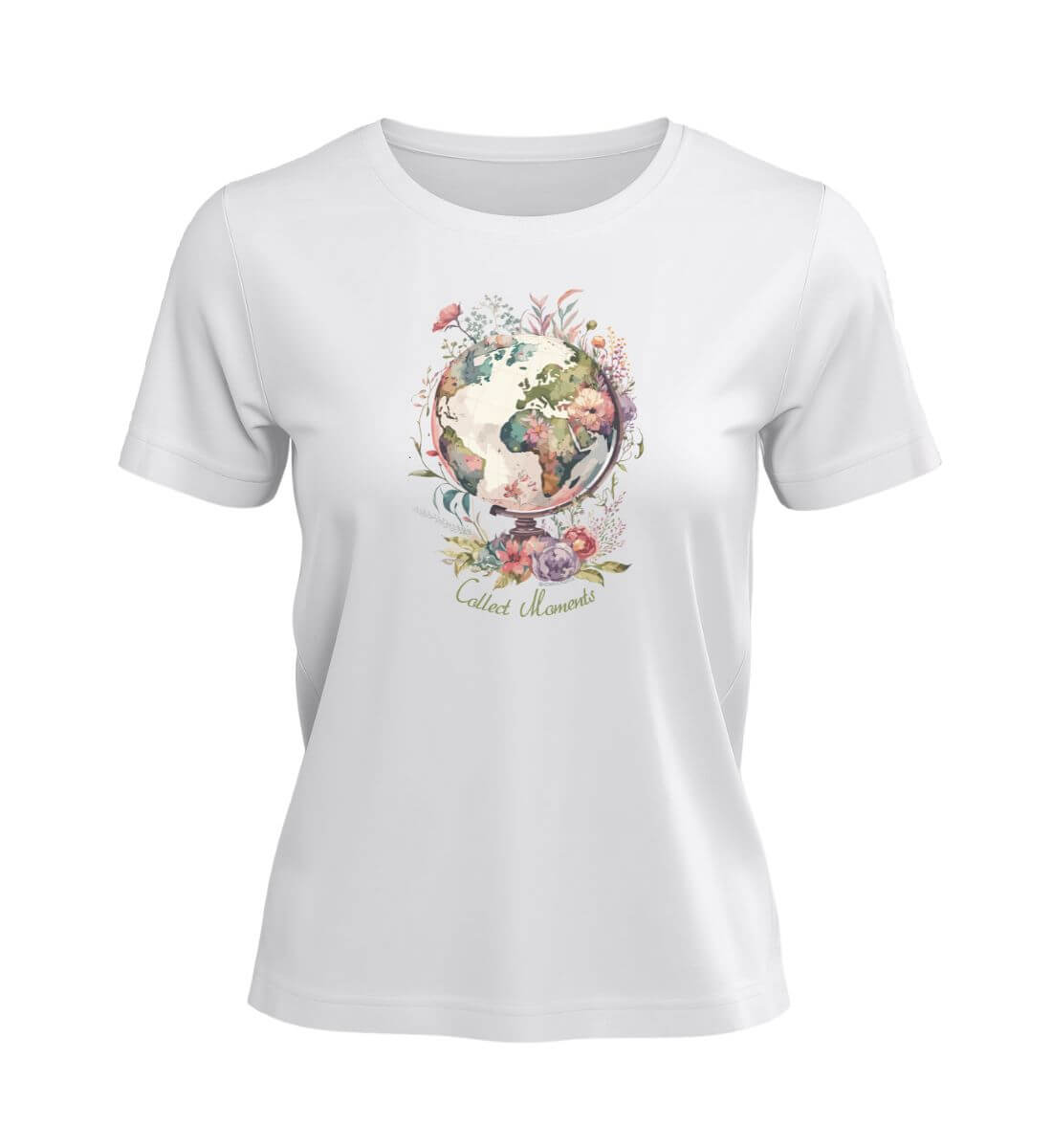 Collect Moments | Damen Premium Organic T-Shirt in White von Rad&Rucksack