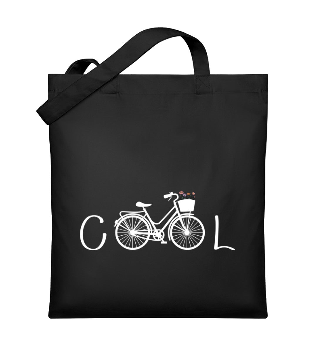 Cool Bike | Organic Jutebeutel in Schwarz von Rad&Rucksack
