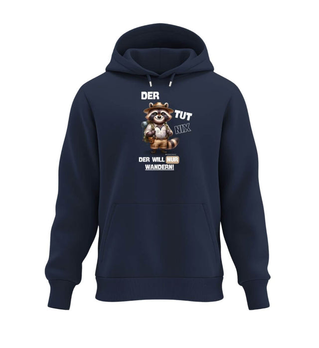Der Tut Nix Kapuzenpullover in Dunkelblau (French Navy) – Produktbild (350 g/m² Bio-Baumwolle) von Rad&Rucksack