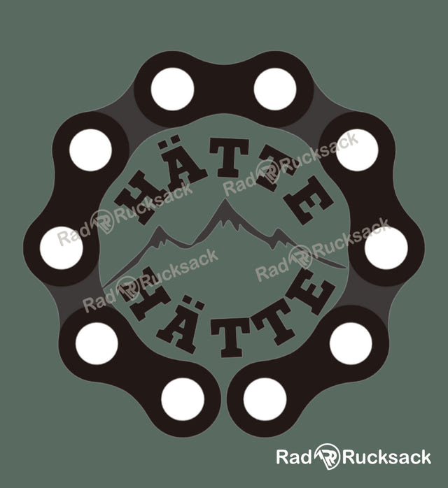Outdoor Socken Hätte Hätte – Motiv- & Print-Ansicht (atmungsaktives Mesh-Fußbett) von Rad&Rucksack