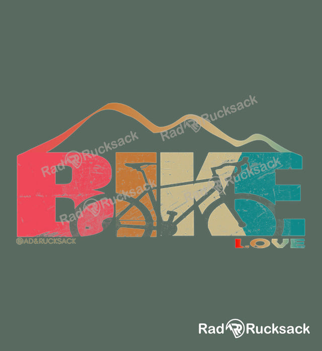Outdoor Socken Rennrad Love – Motiv- & Print-Ansicht (atmungsaktives Mesh-Fußbett) von Rad&Rucksack
