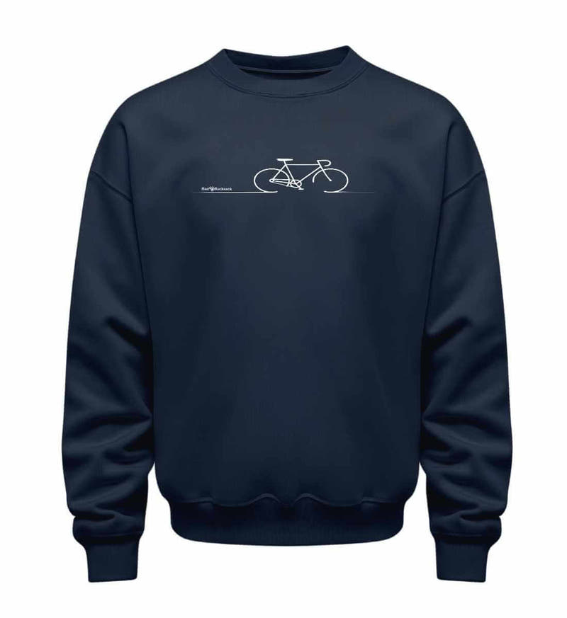 Fahrrad Bike | Unisex Organic Pullover in French Navy von Rad&Rucksack