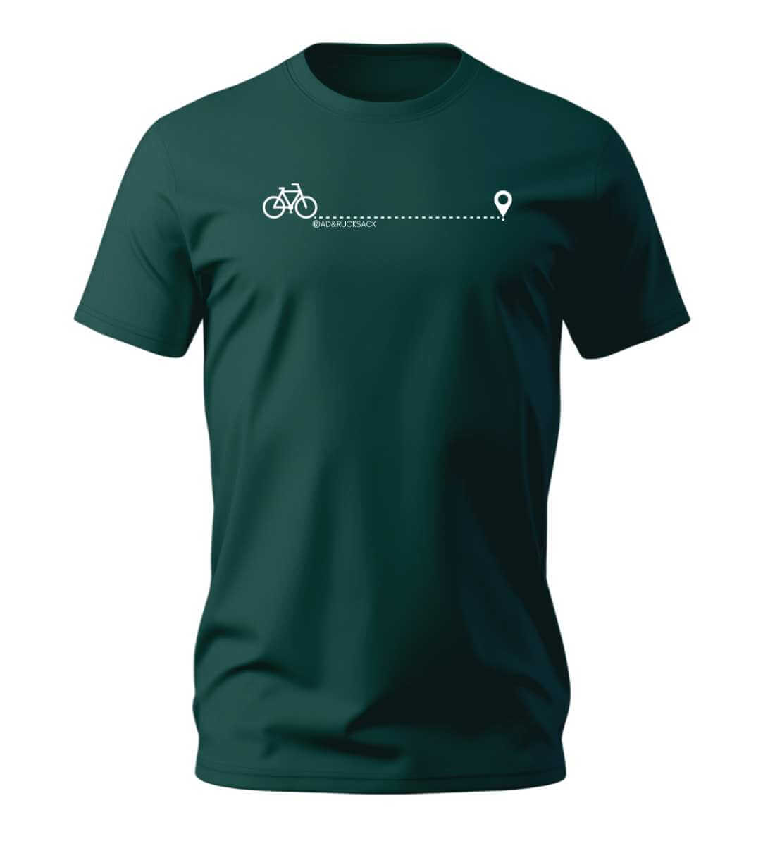 Fahrrad | Herren Premium Organic T-Shirt in Glazed Green von Rad&Rucksack