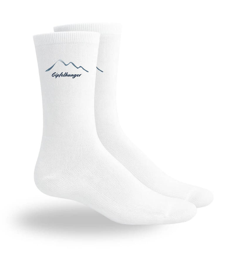 Gipfelhunger | Sport Socken von Rad&Rucksack - am Model präsentiert
