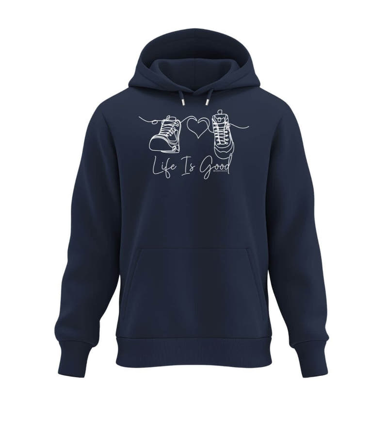 Good Life | Unisex Organic Hoodie von Rad&Rucksack