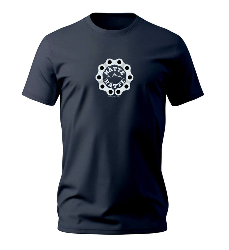 Hätte Hätte | Herren Premium Organic T-Shirt in French Navy von Rad&Rucksack