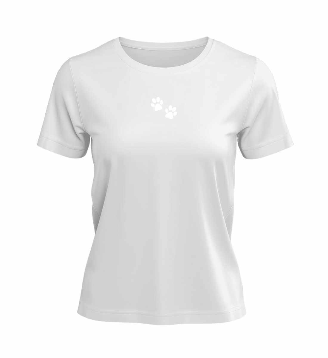 Hund | Damen Premium Organic T-Shirt (Stick) in White von Rad&Rucksack