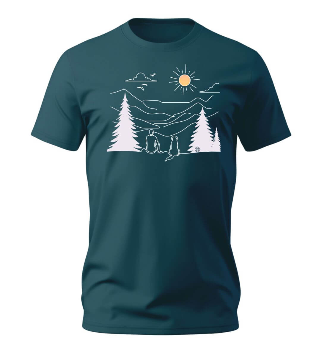 Hundepapa | Herren Premium Organic T-Shirt in Stargazer von Rad&Rucksack
