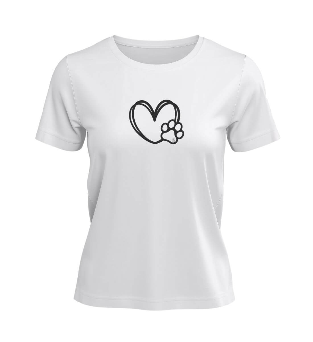 Hundverliebt | Damen Premium Organic T-Shirt in White von Rad&Rucksack