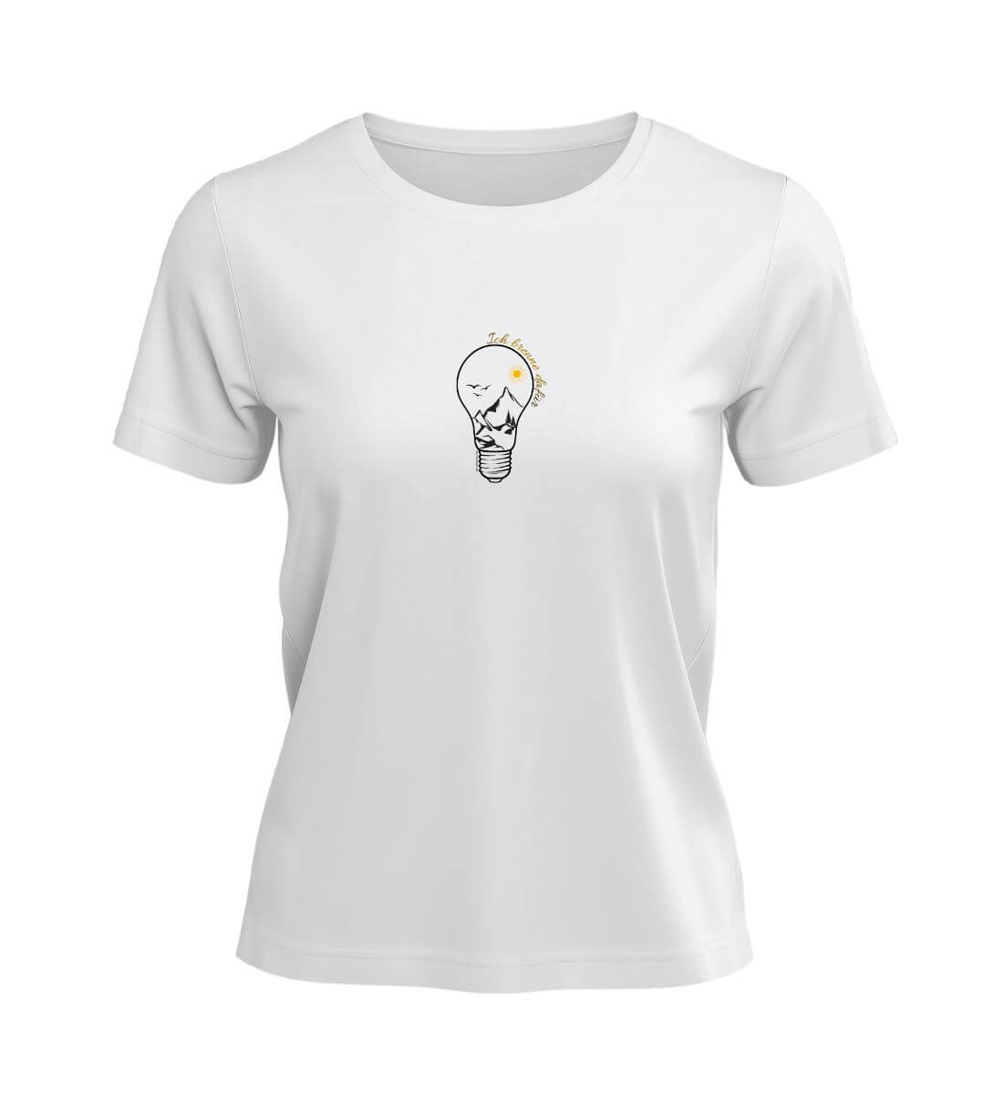 Ich brenne dafür | Damen Premium Organic T-Shirt in White von Rad&Rucksack