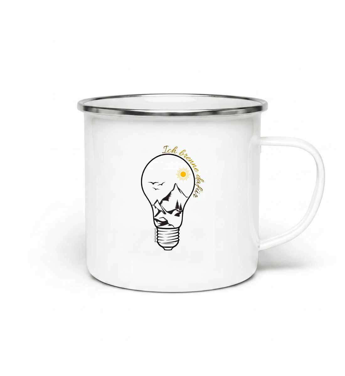 Emaille Tasse | Camping Becher 