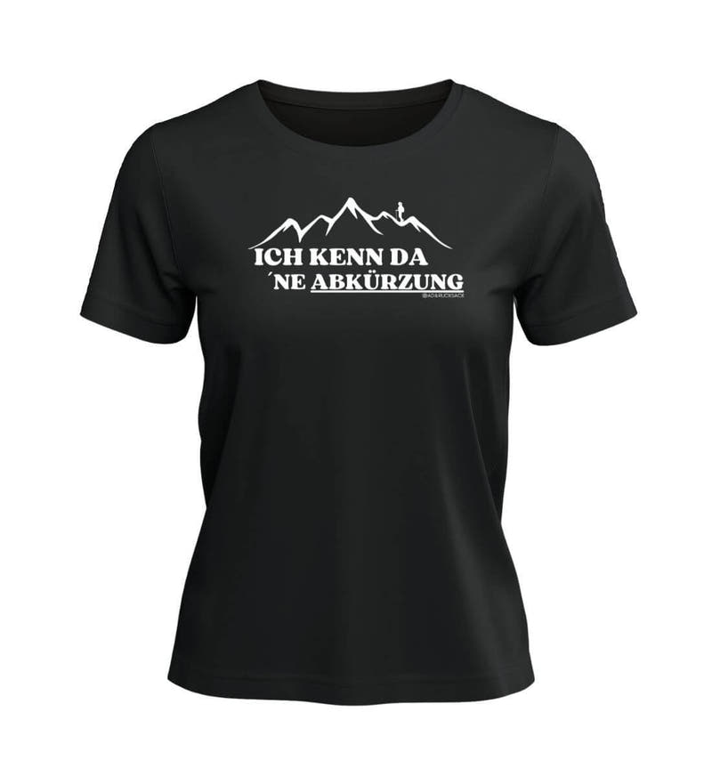 Kenn da ne Abkürzung | Damen Premium Organic T-Shirt in Schwarz von Rad&Rucksack