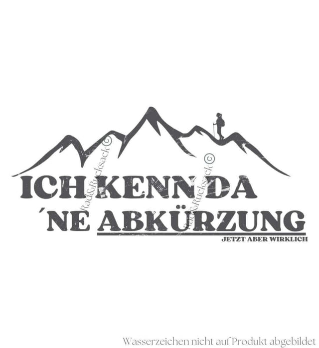 Kenn Da Ne Abkürzung T-Shirt Damen Detail & Material – Detailaufnahme (100% Bio-Baumwolle) von Rad&Rucksack