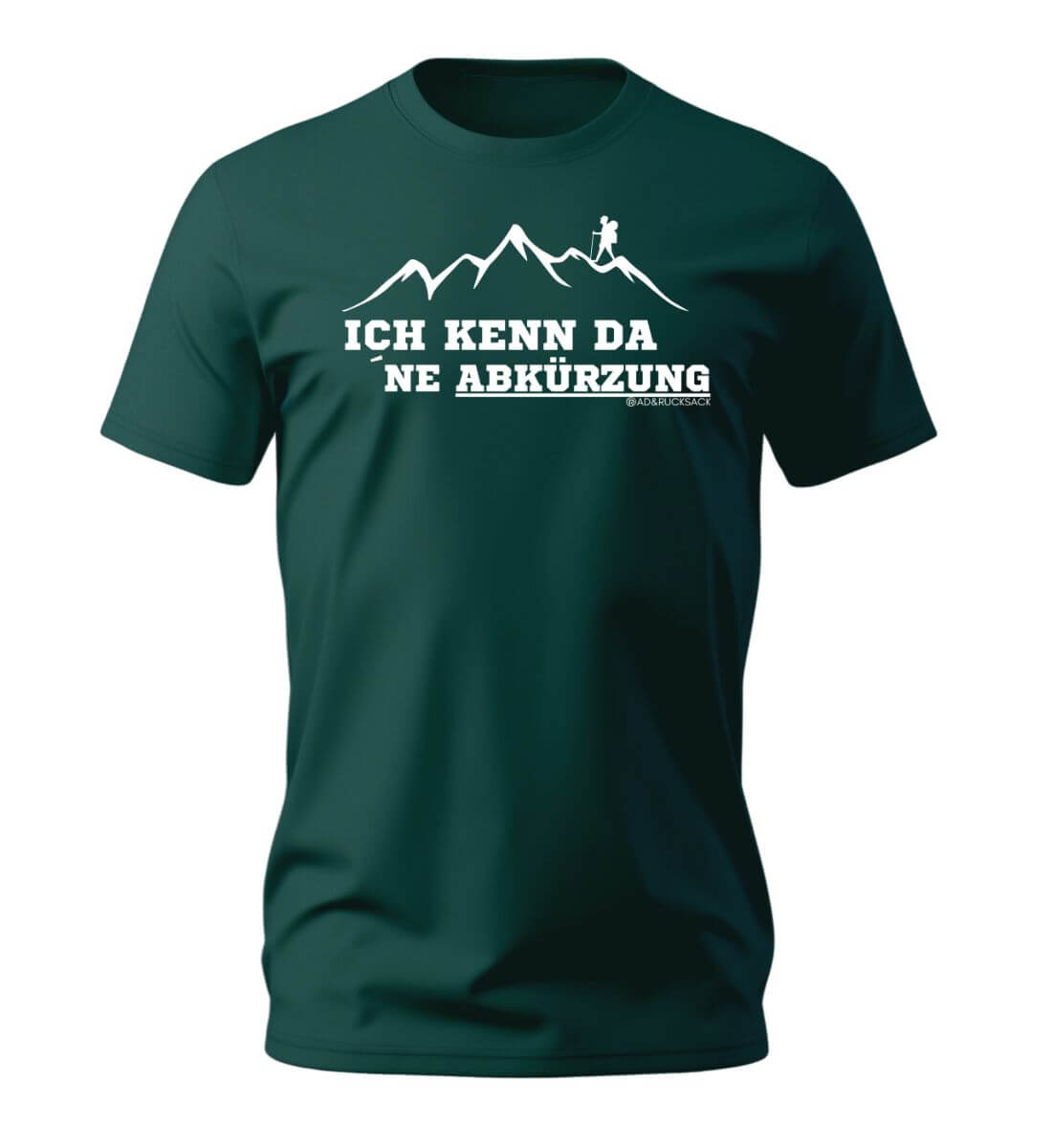 Kenn da ne Abkürzung | Herren Premium Organic T-Shirt in Glazed Green von Rad&Rucksack