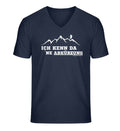 Kenn da ne Abkürzung | Herren V-Neck Premium Organic T-Shirt