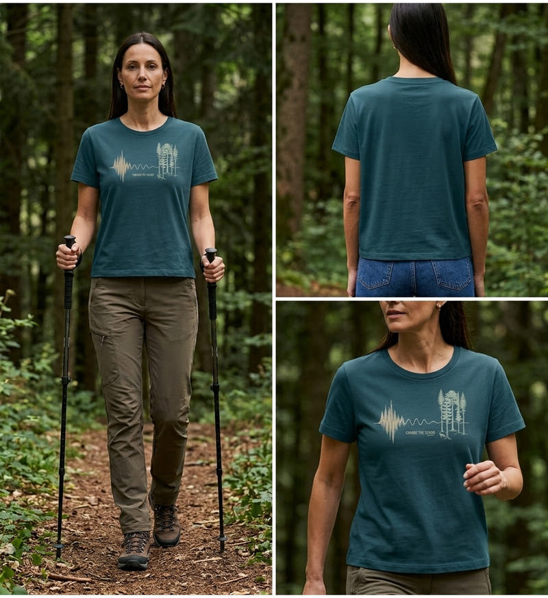 Modelbild - Change the Sound | Damen Premium Organic T-Shirt von Rad&Rucksack